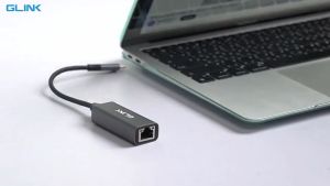 🚀ส่งเร็ว🚀 GLINK GL-041 Converter USB3.0/Type-C TO Lan Gigabit RJ-45 แปลง USB และ Type-C เป็น Lan 10/100/1000Mbps