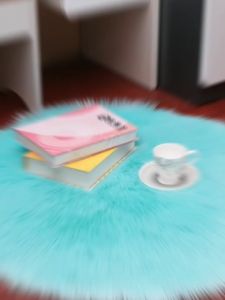 Alas Bulu Bulat Diameter 100cm