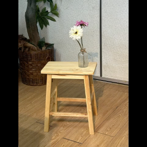 Rumahku Furniture [Set of 2] Wooden Dining Online Stools – Durable & Space-Saving