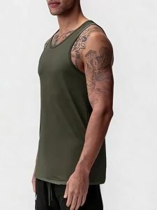 ASRV | Mens Summer Basketball Tank Top Quick Dry Breathable Sleeveless Singlet Gym Running Workout Fitness Sportswear Training Vest