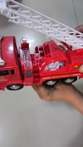 CWVS BUMP AND GO FIRETRUCK VEHICLES TOY WITH LIGHTS AND SOUNDS TOY FOR KIDS