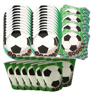 Hot Toys | Football Birthday Tableware CR7 Birthday Decoration Superstar Disposable Cups Plates Napkins Party Favors Baby Shower Supplies