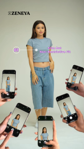 Zeneya Nadia Short Sleeve Croptop For Woman Women Double Lining Cotton Basic Plain Slim Fit Roundneck Black White Old Rose Blue Gray Crop Top Tops Office Casual Wear Blouse Onesize One Size