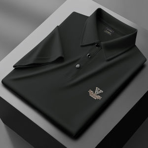 MiiOW | เสื้อยืดคอโปโลชายผ้าไหมน้ำแข็ง แขนสั้น ระบายอากาศได้ดี ผ้าฝ้ายเนื้อนุ่ม ทรงปกติ ฤดูร้อน ใหม่ สไตล์ธุรกิจลำลอง