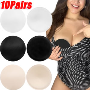 5/10Pairs Round Cup Insert Bra Pads / Sponge Foam Push Up Comfy Bra Pads / Removeable Sponge Chest Pad / Soft Lift Up Nipple Pad for Bikini Swimsuit Yoga Suit