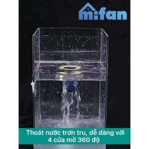Bộ Nắp Ga Thoát Sàn Ngăn Mùi Hôi Cống Cao Cấp MIFAN - Chặn côn trùng lỗ thoát nước