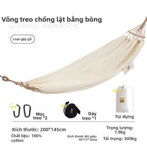 The Primitive | Hammock Đôi Chống Lật Bằng Cotton