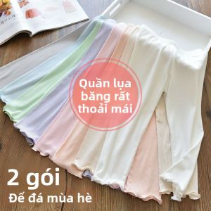 JIFANPAUL | Quần Lót Băng Tơ Mỏng Cho Bé Gái Có Viền Ren Chống Muỗi