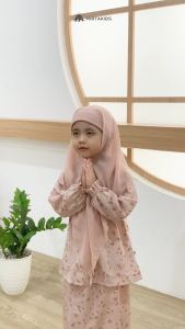 Mirtakids Segiempat Ciput Elora Hijab Anak (2-9Tahun)| Katun Spandex Stretch & Polycotton Laser Cut