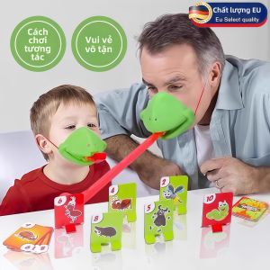 ZHENMIAO | Parent-Child Fun Frog Mouth Game Reaction and Oral Muscle Exercise Toy
