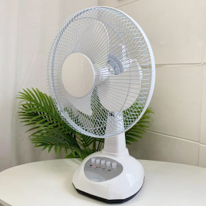 Portable Solar Powered Rechargeable Fan High Wind Power Outdoor Student Home Use Battery Charger Fan AC/DC Universal Voltage