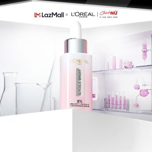 Serum Glycolic Melasyl 8% [Melasyl+Glycolic+Niacinamide] dưỡng sáng da mờ thâm mụn & nám Loreal Paris