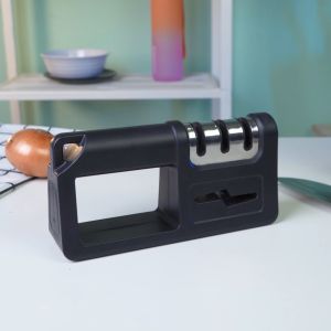 SORU - Alat Asahan Pengasah Pisau dan Gunting - Knife dan Scissors Sharpener 3 Steps