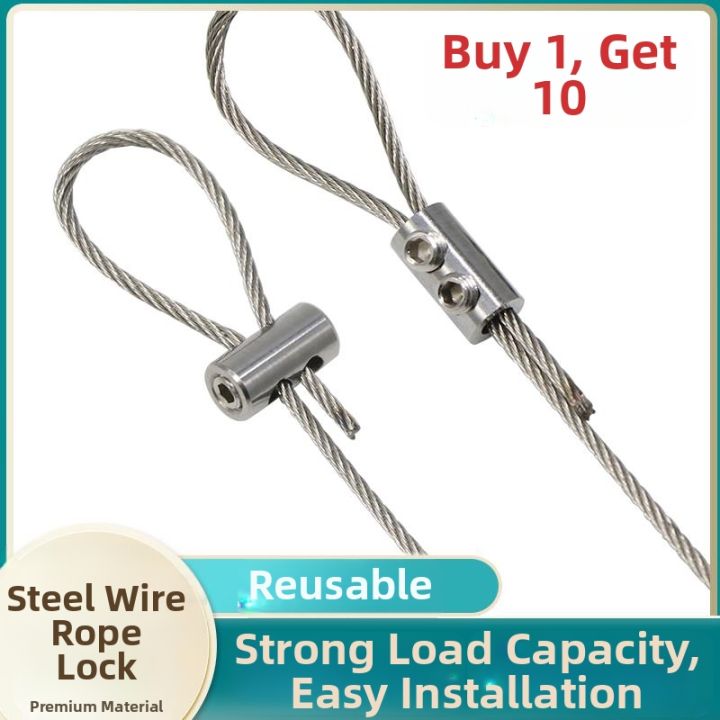 Adjustable Steel Wire Rope Lock Tightening Adjustable Fine Line Lock ...