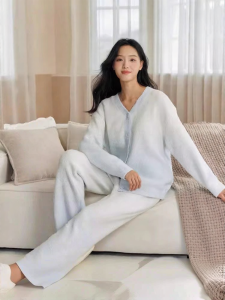 SHI YUE JIE JING | Postpartum Winter Warmth Nursing Sleepwear
