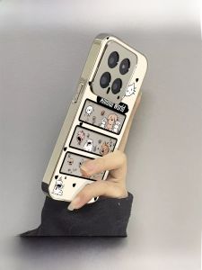 Guanglu | Hand-painted Cartoon Cute Mirror Anti-drop Phone Case