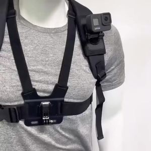 Backpack Shoulder Strap Mount For GoPro Hero 13 12 Insta360 DJI Action 360° Rotate Buckle J-Hook Quick Release Camera Accessory