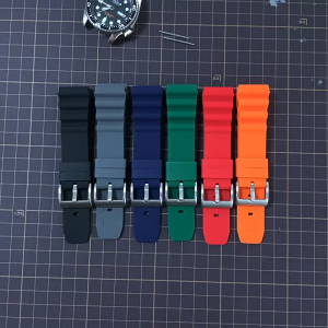 Dây Đeo Đồng Hồ Silicon Size 20mm 22mm Tặng Chốt Gắn và Dụng Cụ tháo lắp Dây Mềm Bề Mặt Mịn