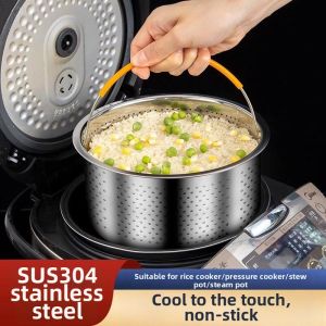 Rice and Soup Separator Stainless Steel Steamer