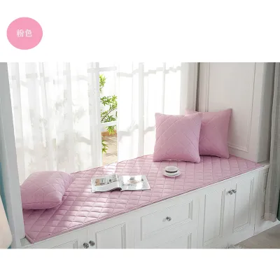 Non-Slip Bay Window Mat Window Mat Thickened Linen Balcony Mat Four Seasons Universal Pastoral Tatami Bedroom Mattress Cushion