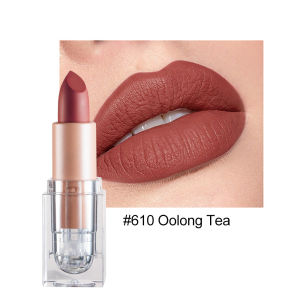 HANDAIYAN Matte Nude Lipstick Velvet Finish Lipsticks Long-Lasting Waterproof Womens Makeup Korean Cosmetic Popular Gift Item