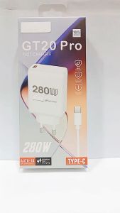 Charger TC Casan HP untuk INF GT 20 PRO Fast Charger 280W Batok Adapter + Kabel USB Fast Charging