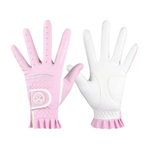 TTYGJ | Non-slip Breathable Wear-resistant PU Leather Golf Gloves Pink