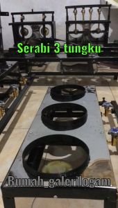 Kompor Serabi solo Martabak mini 3 tungku Murah dan Bagus