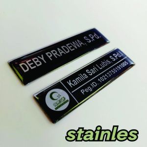 Aljiksigroup1 Name Tag / Papan Nama / Papan Data Custom