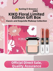KIKO | KIKO Dual-Head Lip Glaze Gift Box Wet And Dry Use Powder Cake Womens Mirror Surface Water Light Lip Honey Lipstick Flagship Store 443
