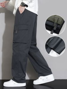 ROMON | Loose Straight Leg Workwear Pants For Men Romon Brand American Style Spring Autumn New Fashion Casual Long Trousers