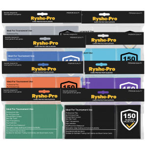 150Pcs Premium Card Sleeves 2.6"x3.6" Compatible with Standard Size Trading Cards for MTG Pokemon TCG Baseball Card Sport Cards