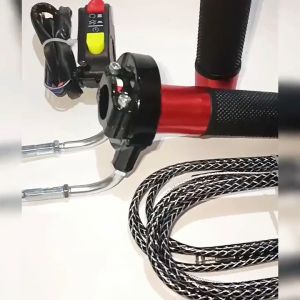 Gas Spontan 2 Kabel Saklar & Handgrip Jalu Stang Universal Nmax Aerox Pcx R15 Vixion Ninja Cbr Gsx Satria Fu Tiger Mio Scopy Vario Beat dll Universal