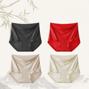 Antibacterial Silky Invisible Comfort Middle Waist Panties