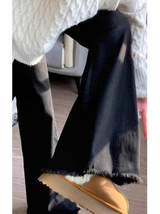 New Design Small Batch Fashionable High Waist Stretch Flared Hem Denim Pants