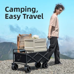 LINSI | Camping Foldable Trolley with Table
