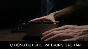 Gạt tàn thuốc thông minh hút khói thuốc lá khử mùi thuốc Gạt Tàn thuốc lá cao cấp Không Khói Tự Dập Lửa