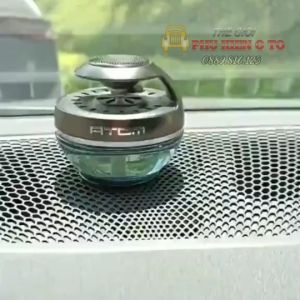 Nước hoa ô tô nước hoa Atom cao cấp chạy năng lượng Mặt Trời xoay Quạt tỏa hương khắp nội thất xe- Khử mùi siêu tốc