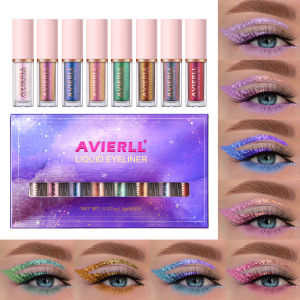 Chameleon Eyeliner Set 8 Colors Long-lasting Waterproof  Glitter Liquid Eyeshadow No Smudging Fast-drying Eye Makeup Gift