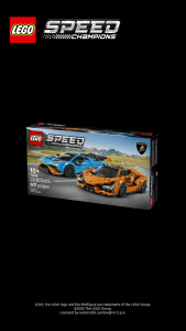 [BrickMonster] LEGO 77238 Speed Champions Lamborghini Revuelto & Huracán STO