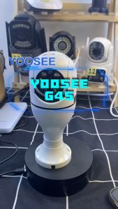 YOOSEE G4S CCTV Camera outdoor HD 2MP indoor and outdoor PTZ control auto tracking Waterproof night vision two way audio 2.4G wireless WiFi Connect to phone bulb CCTV