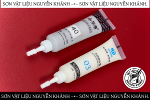 KEO SỬA CHỮA ĐỒ GỖ WOOD REPAIR PAINT COMBO TRẮNG XÁM – TUÝP DẶM VÁ TRẦY XƯỚC NỨT MẺ ĐỒ GỖ