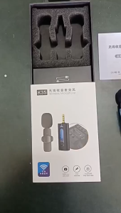 K35 Pro Professional Wireless Lavalier Microphone with 3.5mm Jack Ideal for Interviews and Livestreams