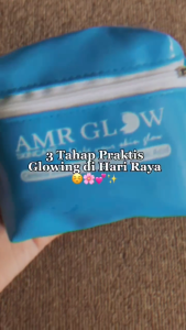 AMR GLOW - 3 PAKET - Paket AMR Glow Skincare All Skin x3 Paket 3in1 Dengan 1pot Cream Extra isi Netto 20gr