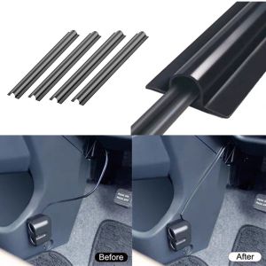 4pcs/set Car Interior Cable Line Sleeve Protector Universal Hidden Wire Cover Clips Data Cable Organizer Clamp Accessories