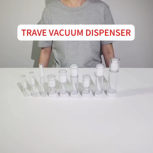 [SG Stocks] Travel Vacuum Dispenser 5ml-100ml Perfume Atomizer Refillable Liquid Spray Pump Eye-Cream Bottle Portable Empty Travel Bottle Liquid/Spray Bottle