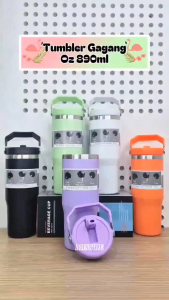 TUMBLER MUG 900ML STAINLESS STEEL / 30 OZ VACUUM INSULATED / TUMBLER JUMBO 890ML WITH HANDLE