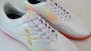 SATSET X Sepatu Futsal JAGABAYA Pro In White Sol Oren