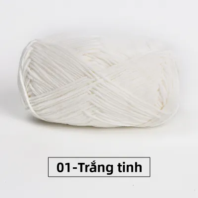 Sợi Bông Cotton 4 Ply Chunky