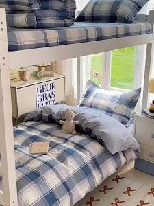 KAMONI | Bộ Đồ Chăn Ga Gối Bằng Cotton Cho Ký Túc Xá